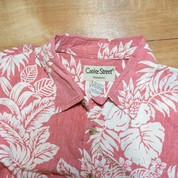 Hawaiian Men's Shirt Cooked Street Honolulu Size L - Picture 2 of 2